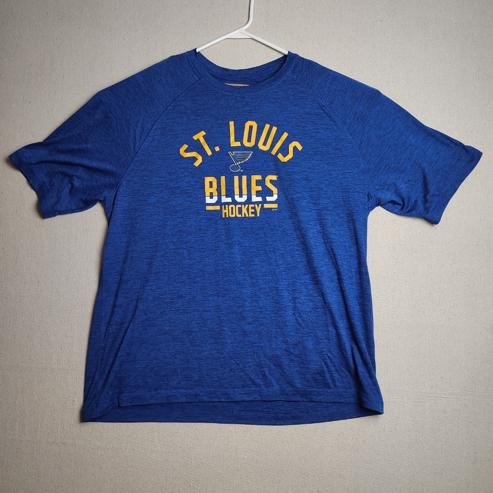 Fanatics St. Louis‎ Blues Hockey T-Shirt NHL Graphic Tee XXL Short Sleeve F
